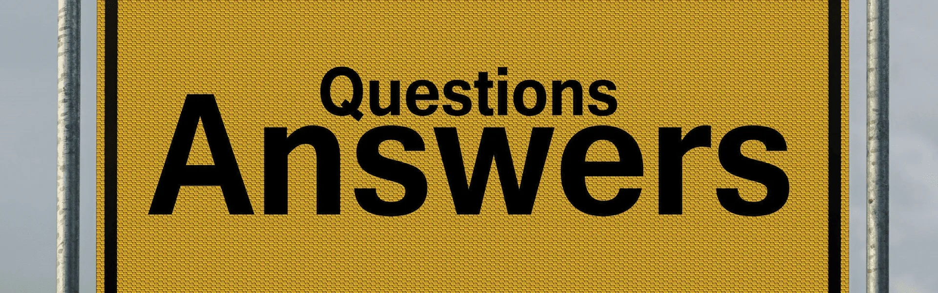 FAQ banner